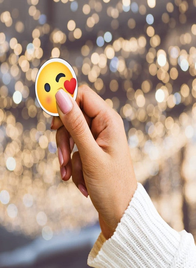 فيستيكو ملصقات إيموجي من فيستيكو®، 26 قطعة، 2.5 بوصة، دائرية، 26 تصميمًا فريدًا، ملصقات إيموجي للوجوه الضاحكة لتطبيق واتساب، ملصقات تعبيرات إيموجي - Image 4